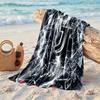Asciugamano da Spiaggia in Microfibra con Stampa Juventus FC Asciugatura Rapida Assorbente Grande Asciugamano per Spiaggia Nuoto Viaggio