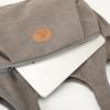 Vintage Women's Bag Large Capacity Canvas Tote Bag Solid Color Portable Shoulder Bag
