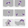 1pc Female Vibrator Body Massager Silicone Dildo G-Spot Stimulate Massager Adult Sex Toy for Women