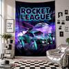 Wall TapestryRocket League Art Hanging Cloth Decorative Background Cover for Room Decoration