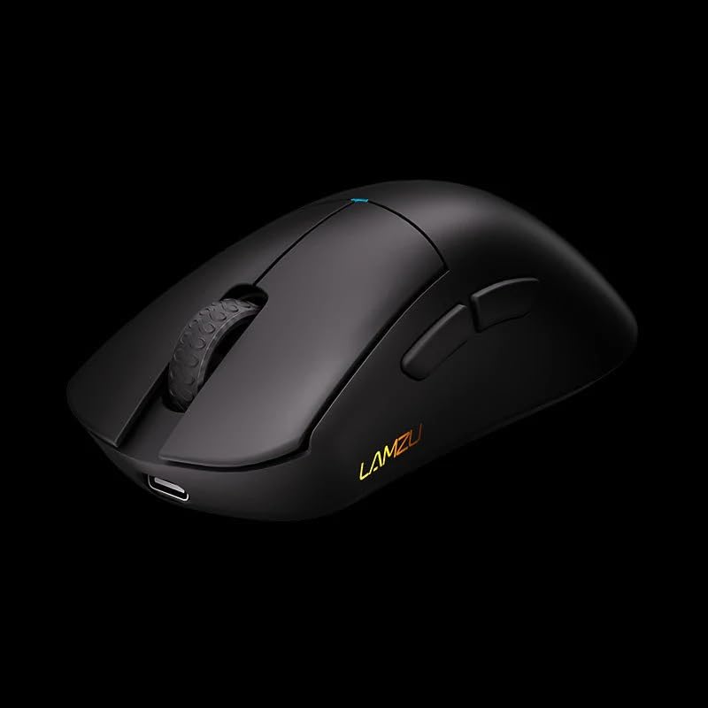 LAMZU PARO AURORA 8K Gaming 8000Hz Polling Wireless Mouse, Rate, Ultra-Lightweight, (Black)