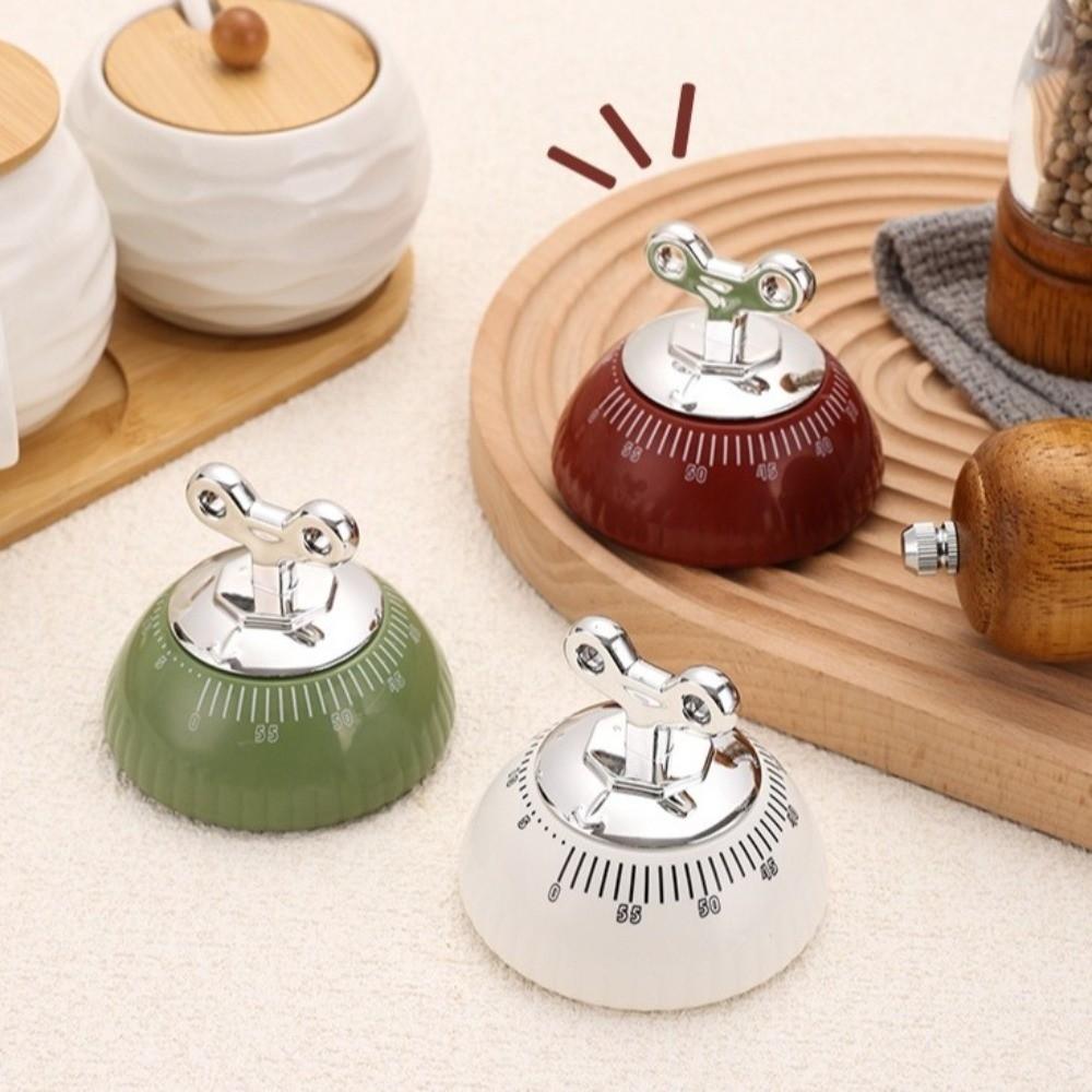 Manual Operation Magnetic Kitchen Timer Loud Alarm Clock Mechanical Cooking Timer  School Desk