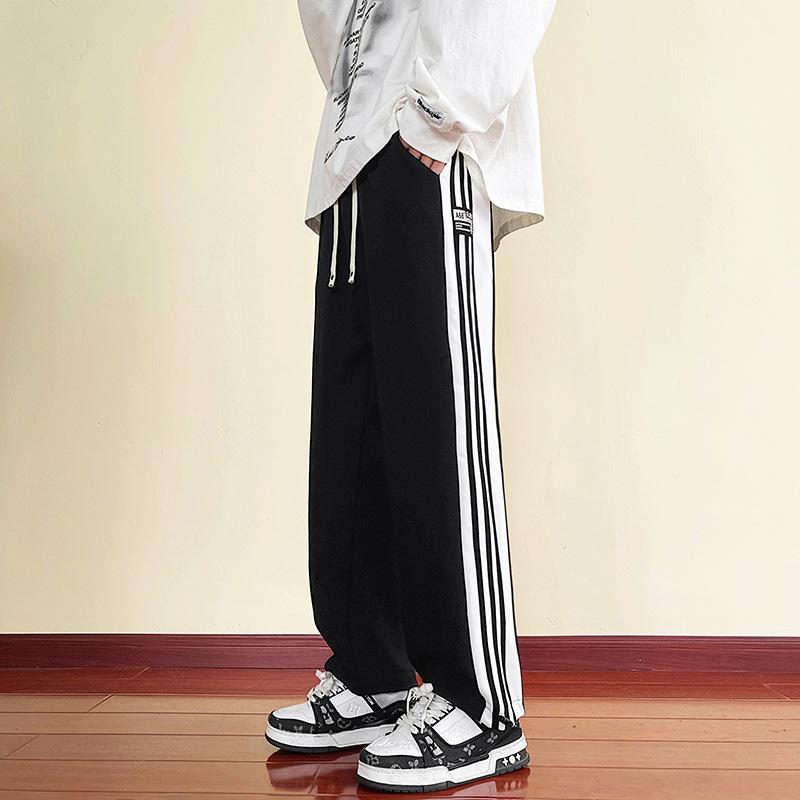 

Осенние спортивные брюки мужские свободные удлиненные прямые регулируемые брюки гардероб учеников средней и старшей школы 35