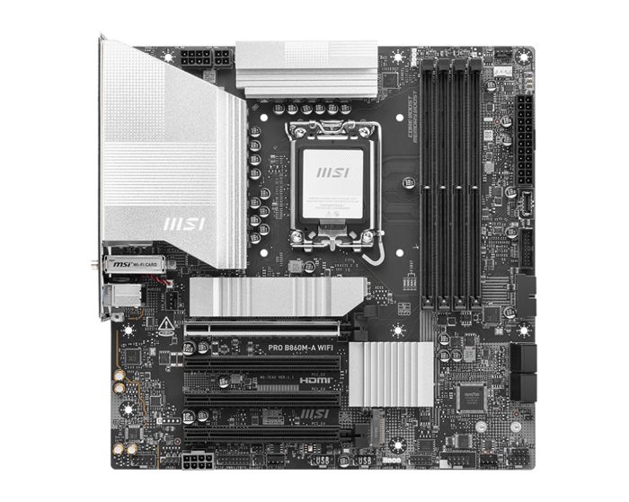 Carte mère - MSI - PRO B860M-A WIFI Intel B860 LGA 1851 (Socket V1) micro ATX
