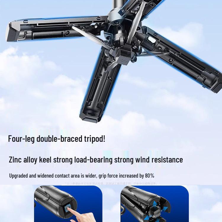 Zoomable 2026 Mobile Phone Selfie Stick & Tripod - Portable Travel-Friendly Handheld Stand