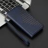 Applicable To Samsung S26Edge Embossed iPhone17E iPhone Leather Case Calf Pattern Flip Phone Case Magnetic Attraction