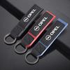 Suede Leather Keychain 360 Degree Rotating Horseshoe Buckle Rings For Opel Astra G H J K F Corsa D Zafira B Insignia Mokka Regal