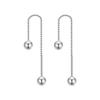 990 Ball Ohrhänger Damen Minimalistisch Quaste Ohr Manschette Stecker Elegant Geometrisch Creolen Mode OL Schmuck