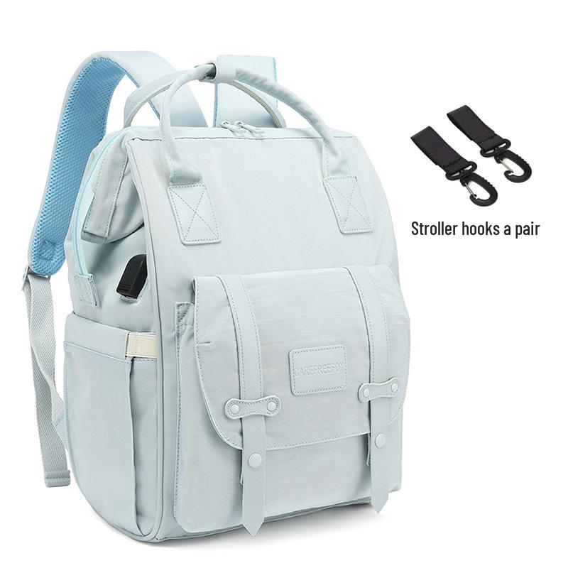 Zaino Multifunzione Mamma Volpe Senza Preoccupazioni - Grande Capacità, Borsa alla Moda per Uscite di Mamma e Bambino.