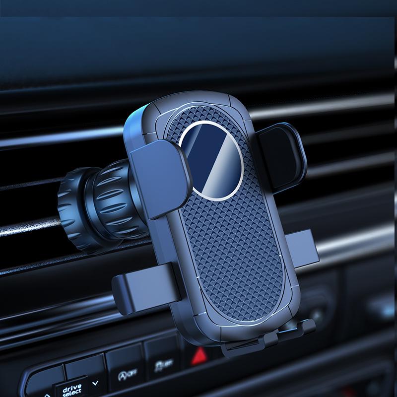 

Gravity Lock Car Phone Holder with Air Vent and Suction Cup for Horizontal & Vertical Navigation