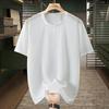 Men's Plus Size Quick Dry Waffle Knit T-Shirt – Breathable Crew Neck Short Sleeve Tee (5XL-13XL)