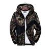 Men's  Leisure  Jacket  Big Size  Hooded Hood  Trend  Floral Prints  Camouflage  Jacket  Coat
