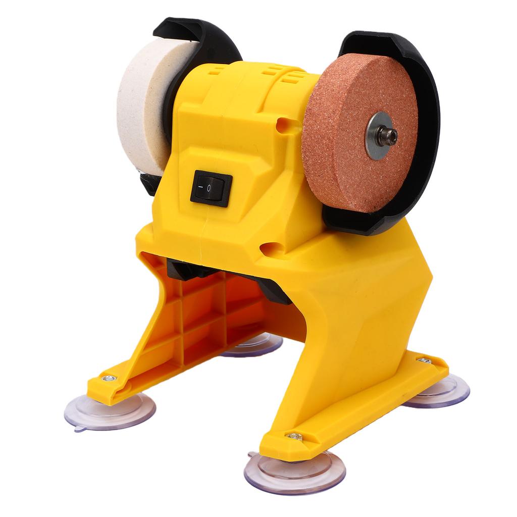 Mini Bench Grinder Fit for DCB206 Battery Cordless Small Sanding Grinding Polishing Machine with 4 Suction Cups
