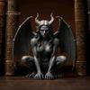 Resin Ornaments for Home Decor Gargoyle Statue, Medieval Gothic Sculpture, Artistic Horror Small Sculptures Windowsill Decorative Craft Office Living