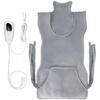 Electric Flannel Heating Wrap For Back Overheat Protections Adjustable Strap Machine Washable Design