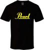 Pearl Logo Drums Tee T-Shirt Men T-Shirt Black