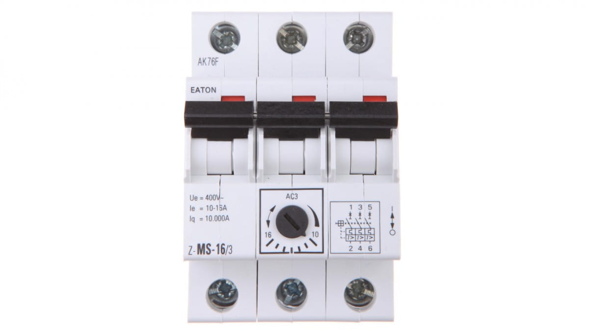 Interrupteur moteur 3P 7,5kW 10-16A Z-MS-16/3 248412 - Image 5