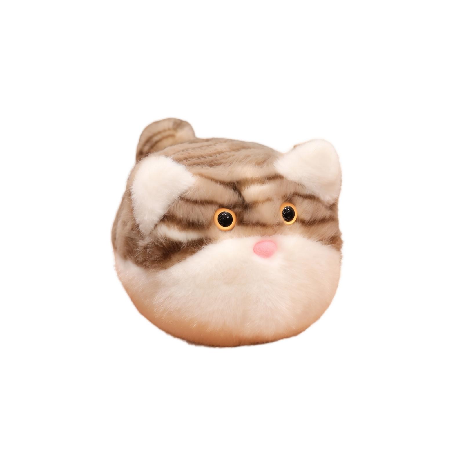 Round Plush Stuffed Animal Toy Stress Toy for Kids and Dog Design