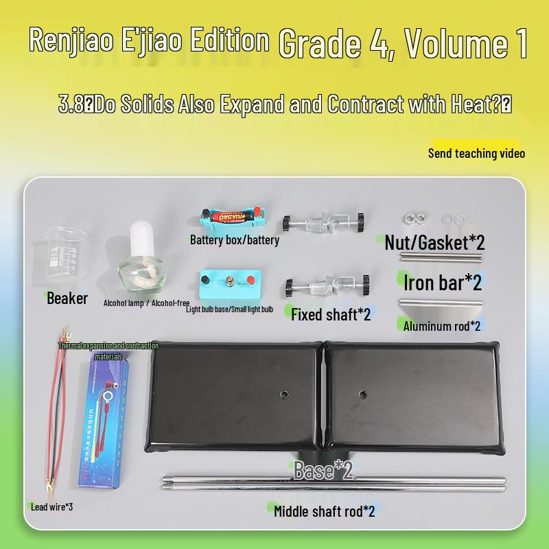 Fourth Grade Science Experiment Kit: Do Solids Expand and Contract with Heat?