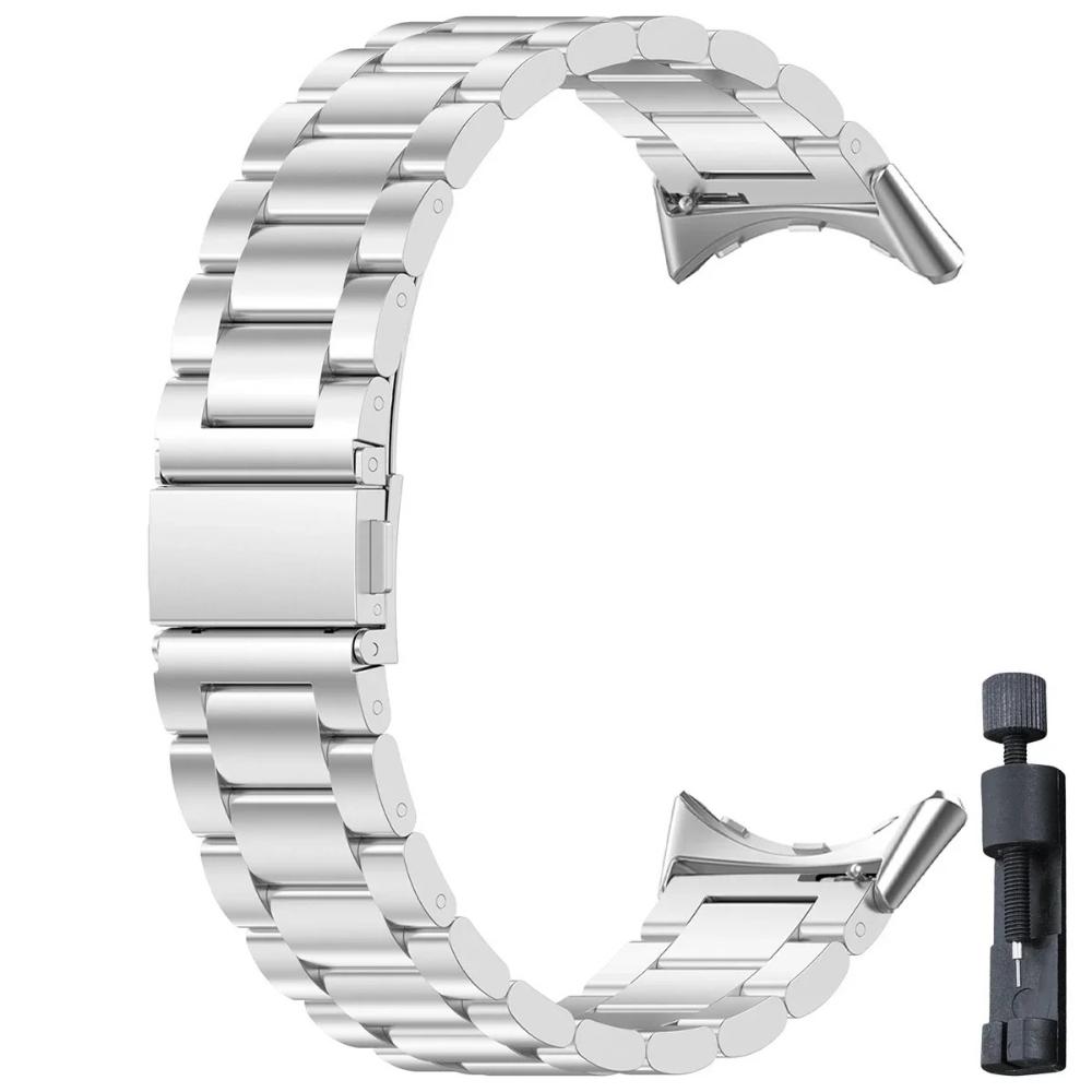 

Stainless Steel Strap For Google Pixel Watch 4 3 41mm 45mm Replace Bracelet For Google Pixel Watch 1 2 Band Accessory No Gaps pixel watch 3/4 45mm срібний