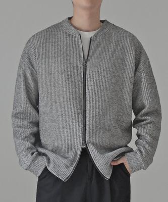 Veryvain 2Way Zip Cardigan (Gray)