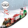 Good-Christmas Train Set Railway Train Carriage Toy Christmas Train Tree Decoration Track Electric Toy Children Gift