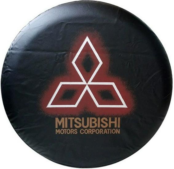 Schwarz-Gold PVC-Leder Ersatzradabdeckung für Mitsubishi Pajero V73 Cheetah - Universell passend für Geländewagen.