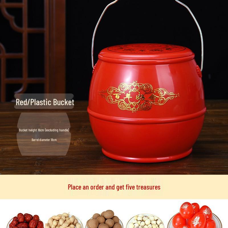 Свадебное приданое ведро из массива дерева: Большая плевательница для счастливых случаев