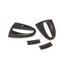 Car Door Handle Decoration Bowl Cover Carbon Fiber Shell For Mercedes Benz Smart 451 453 Fortwo Forfour Car Exterior