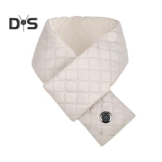 

Электрическая грелка с подогревом, заряжаемая через USB, 3 режима нагрева, легкая шейная повязка, защищающая от снега, с электроподогревом бежевый