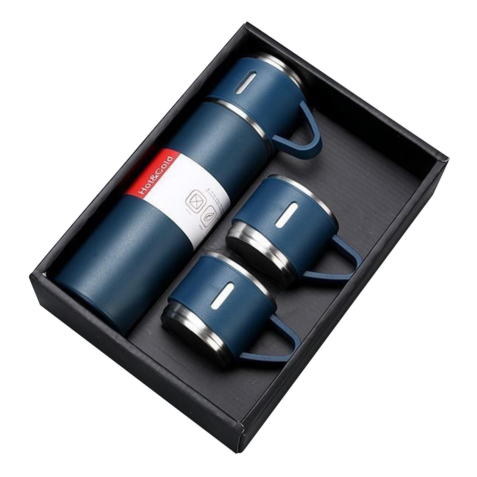 

Набор термокружек Business из нержавеющей стали, многоразовая многоцелевая бутылка с вакуумной изоляцией, 1 набор из 3 чашек, 500 мл