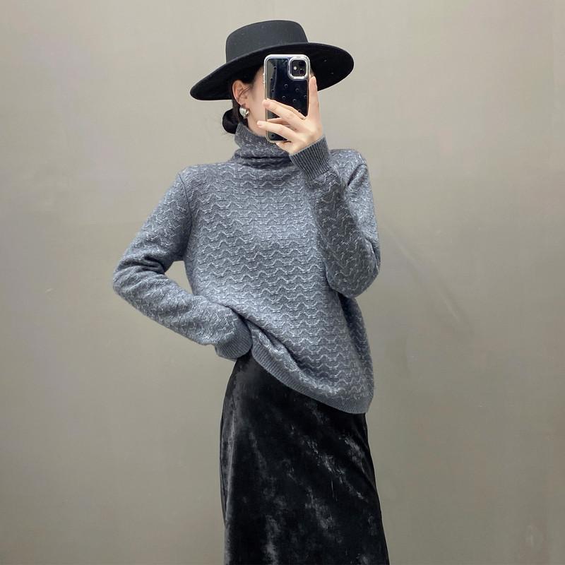 Qinghe 100% Pure Cashmere Women's Sweater - Ultra Soft Luxury Winter Pullover