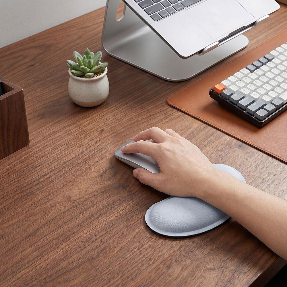 Soft Memory Foam Ergonomic Mouse Wrist Rest Portable Design Pink/Black/Grey Memory Foam Wrist Pad Anti-Slip Rubber Base