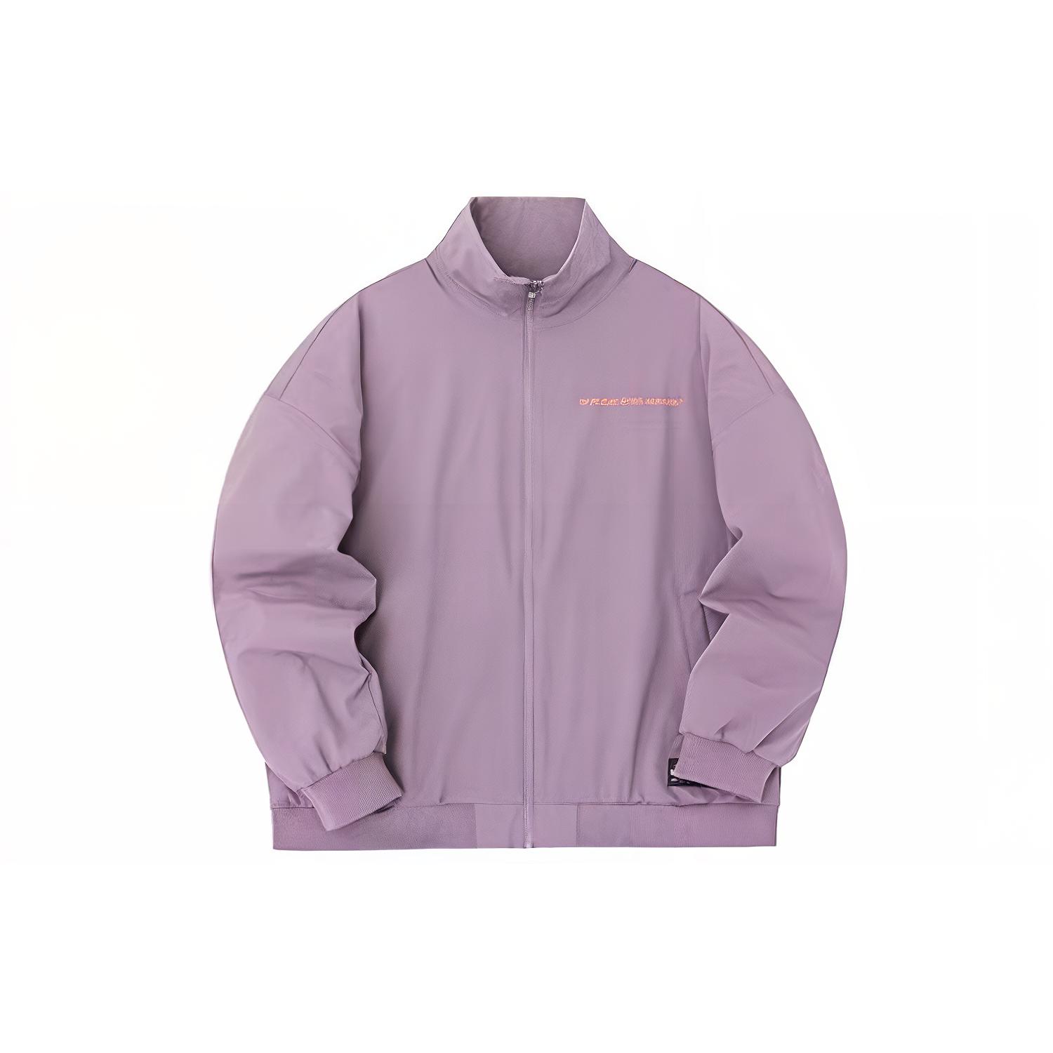 ANTA Basketball Collection Jackets Men s Dusty Purple Baseball Collar Thin Other 152331602-2 L