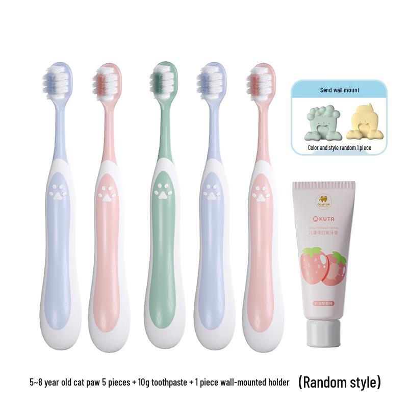 

KUTA Kids Cat Paw Soft Toothbrush Set
