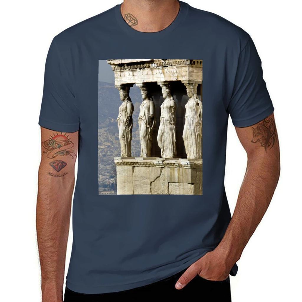 The Porch Of The Caryatids Of The Erechitheion Tshirt Big And Tall Basic Tee Shirt Tshirt
