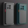 Shockproof Armor Matte Case For Pocophone Poco F6 Pro M6 X6 X5 F5 X3 NFC M5 M3 F3 F4 GT C40 C3 4G 5G Soft Bumper Hard Cover