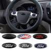 Auto Lenkrad Logo Emblem Aufkleber Abdeckung für Focus Kuga Fiesta Edge Explorer Escape Ecosport Mondeo Fusion e142 Ranger Roush