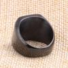 Multicolor Freemason Logo Stainless Steel Ring - 18MM Etched Design