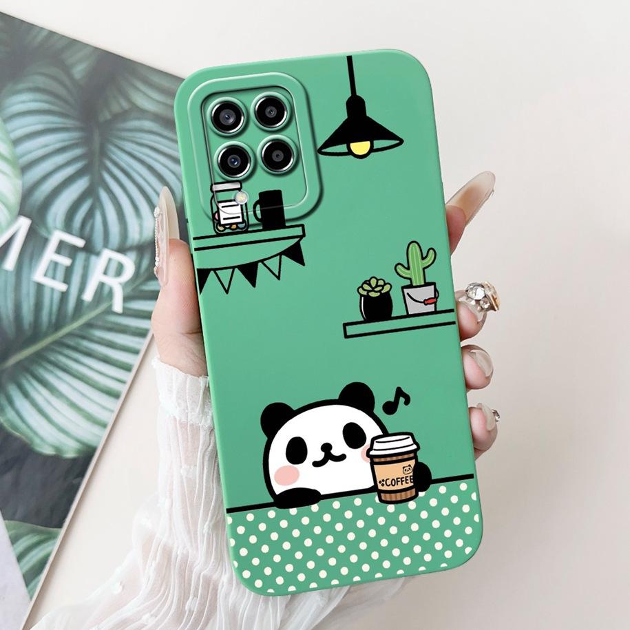 For Samsung M33 M53 5G Case SM-M336B SM-M536B Camera Protection Soft Cover On Samsung Galaxy M33 M 33 M 53 GalaxyM53 Flower Case