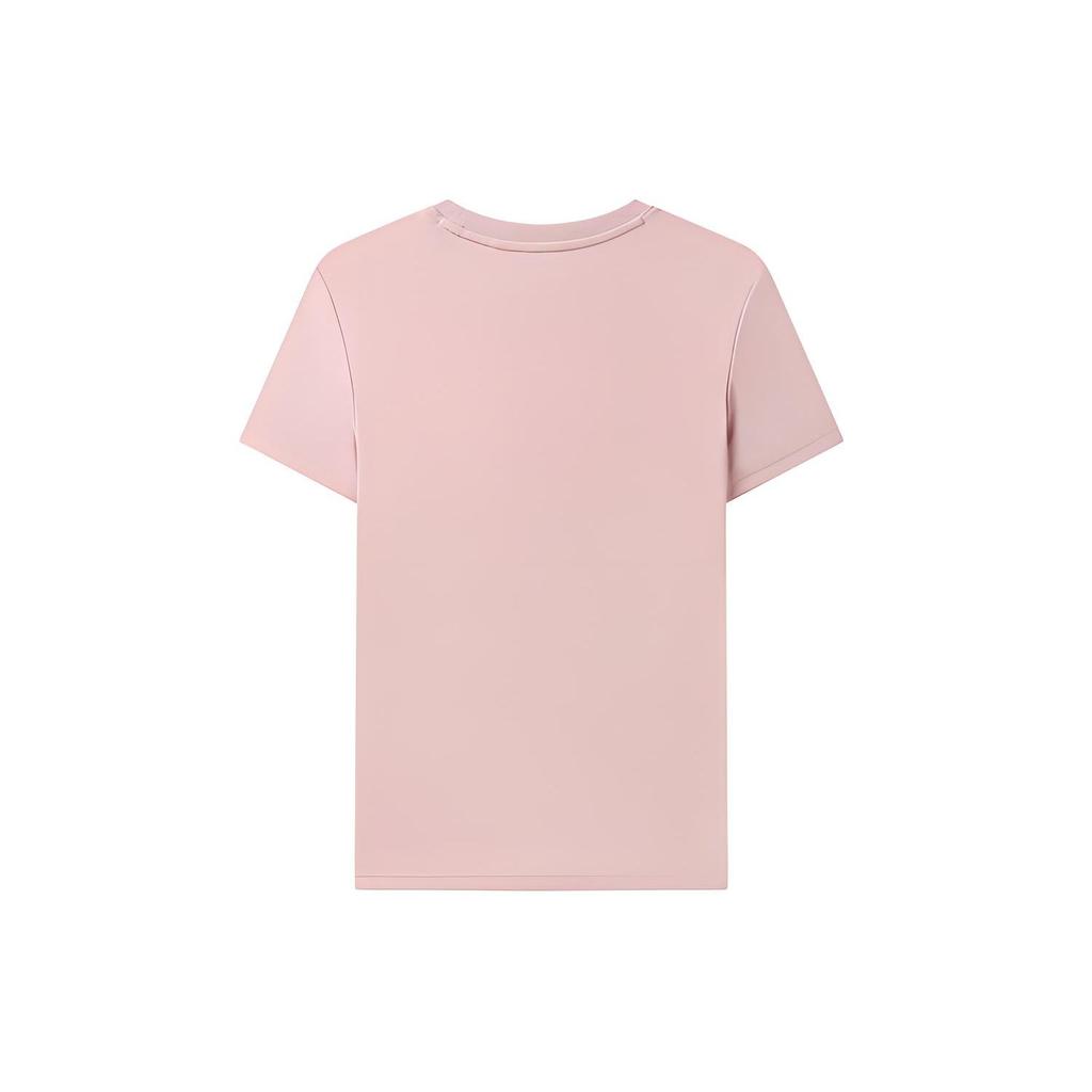 Fila Ss23 Casual Bear Round Neck Short Sleeve T-Shirt Women Tops Malt-Pink F51W328152FPK