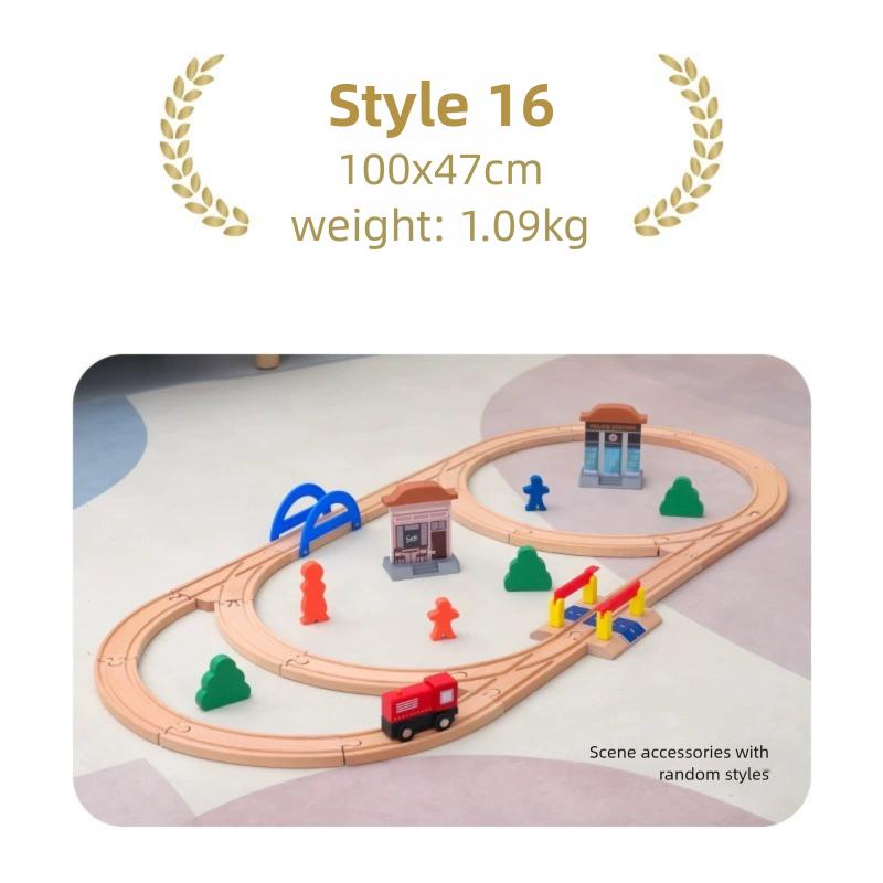 High-Quality Multiple High-Quality Wooden High-Quality Train High-Quality Track Collection Kit Play Sets High-Quality For High-Quality Children