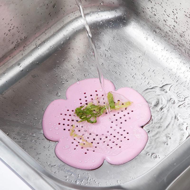 Sink Anti-blocking Floor Drain Cover Shower Drain Strainers Bathtub Stopper Silicone Sink Cover Hair Catchers Bathroom Filter