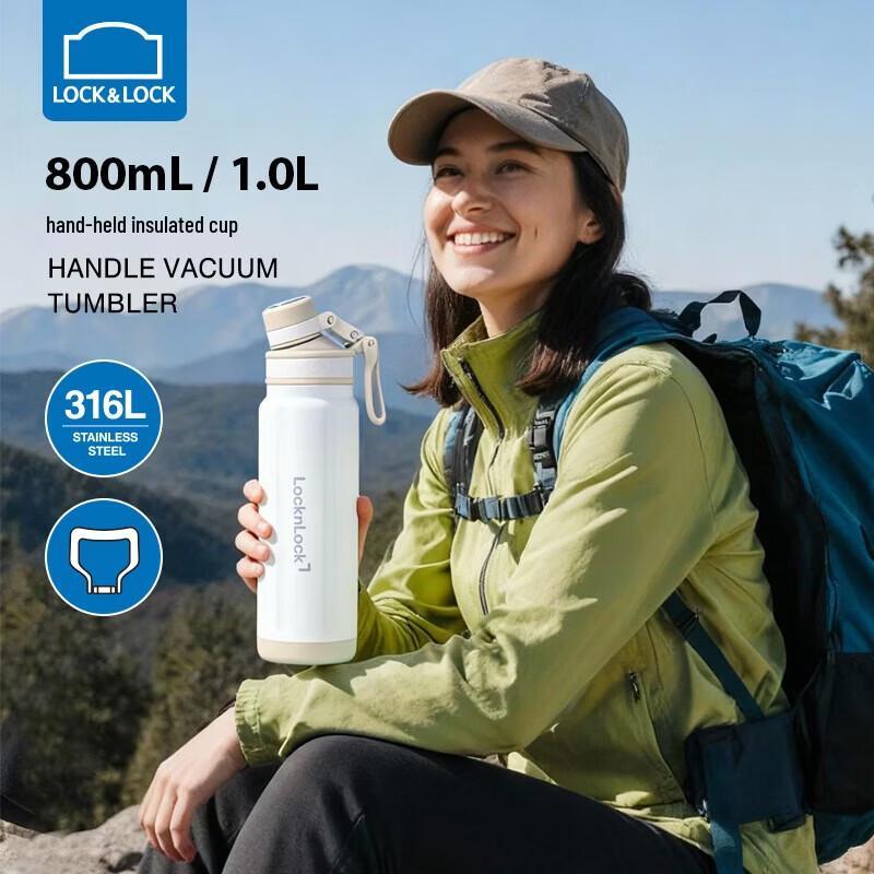 

LOCK&LOCK Explore 316L Stainless Steel Insulated Water Bottle