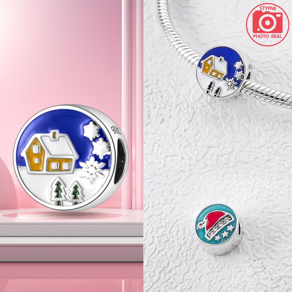 Winter Charm Pendant Copper Plated For Charms Copper Plated Original Bracelet For Jewelry Making