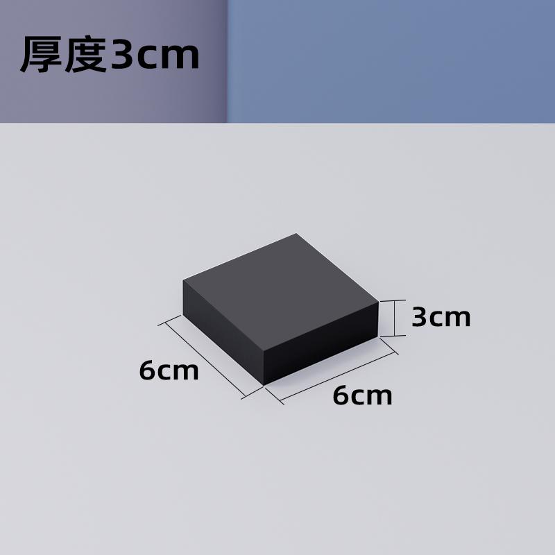 Black Acrylic Cube Riser Acrylic Block for Food Display Decorative Stand for Jewelry Food Buffet Riser Display Candy Table Decor