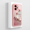 For Honor 400 Lite Case For Honor 400 Pro 5G Painted Flower Back Cover Full Protection Soft Funda Liquid Silicone Phone Housing
