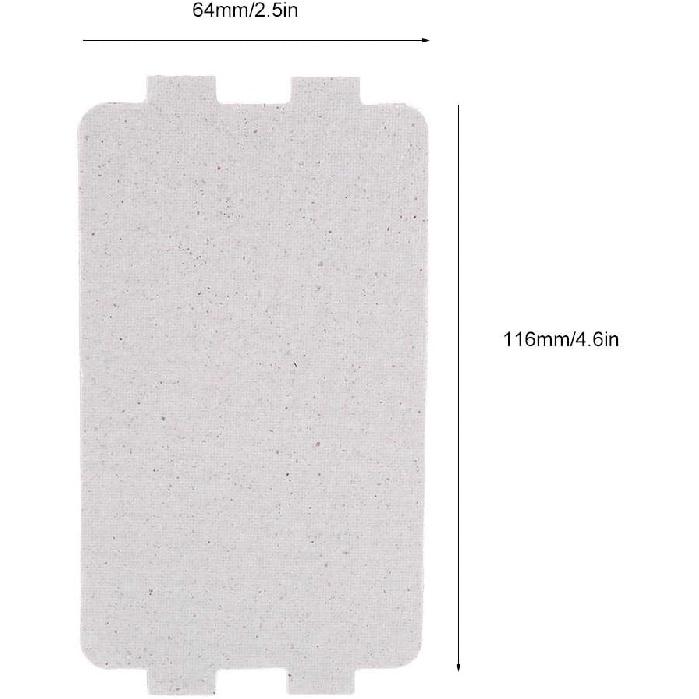 5 шт. Крышка волновода, Универсальная слюдяная пластина для микроволновой печи, Запасные части для ремонта, Аксессуар для замены микроволновой печи для дома, кухни, офиса, ресторана