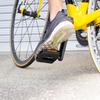 Nonslip Bicycles Pedals with Sandpaper Surfaces Mountain Bicycles Pedals Nylon Pedals Reflective Sheet Cycling Pedals