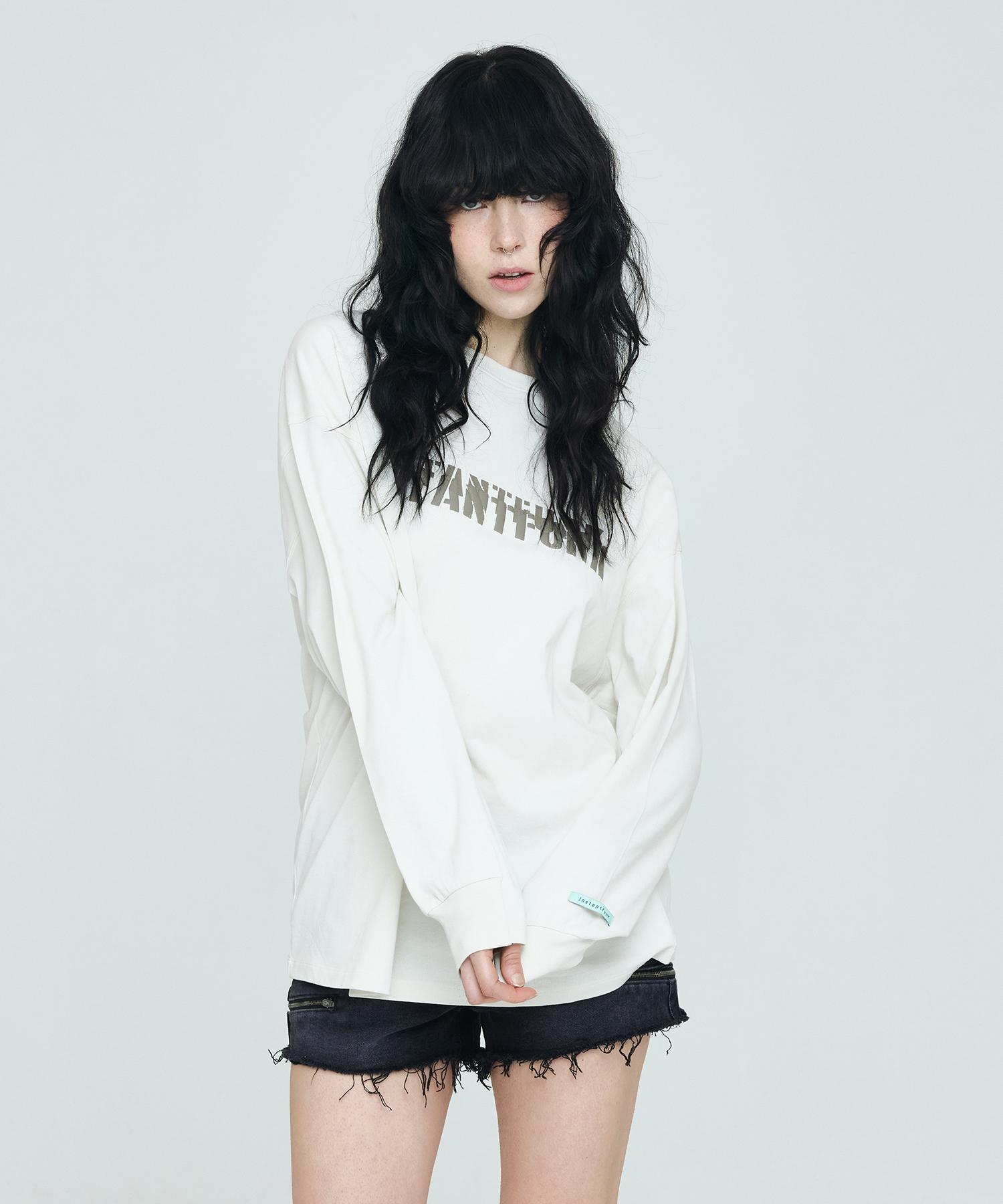 Instant Punk Big Logo T-Shirt - Ivory Ivory/L
